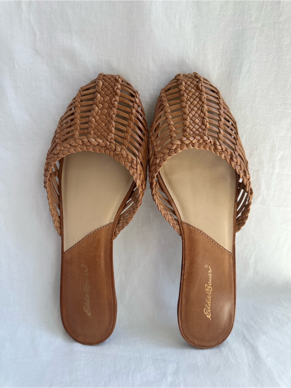 Eddie Bauer Huarache-Style Woven Leather Sandals | 7.5